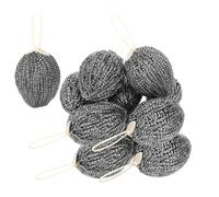 Kitchen Dishwashing Pentole Scouring Sponges for Sinks Grills Stoves Racks | Stainless Steel Scrubber,10 Pezzi Metal Kitchen Dish Scrubbing Sponges