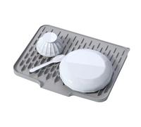 Kitchen Drain Pad, Silicone Dish Drying Mat, Tilt Water Mat, Insulation