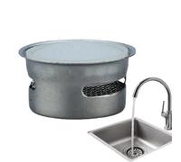 Kitchen Faucet Aerator | High Flow Replacement Nozzle | Splash Proof Attachment Spout | For Home Office Apartment RV Bathtub Toilet Commercial Washing Cleaning Sink Dish Veggies Food