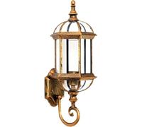 Kitchen Faucet Moderno Europeo Rustico Elegante Lampada a Parete Impermeabile in Alluminio Esterno Light Aipochtiple Slipshade Stipce per Il del corridoio Portico/Bronzo Anteriore (Bronzo)