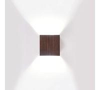 Kitchen Faucet Moderno funce a LED Illuminazione Verso Basso Lampada Parete Interno Light, Pattern di Legno Spettaci Interni Il del corridoio Camera da Letto per Soggiorno
