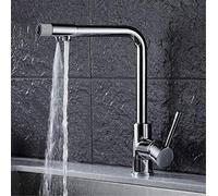 Kitchen Faucets Chrome Kitchen Sink Water Faucet 360 Rotate Swivel Faucet Mixer Single Holder Single Hole 3 Way Mixer Tap Drinking Water Filter Faucets,Chrome