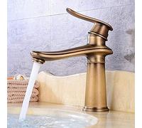 Kitchen Faucets for Sink，Kitchen Sink Faucet, Single Handle Copper, H30Cm Hot And Cold Water Taps, Basin Mixer Tap, Strong And Sturdy,Retro Yellow,H20.1Cm