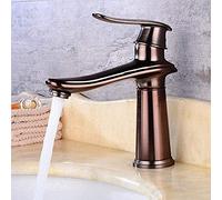 Kitchen Faucets for Sink，Kitchen Sink Faucet, Single Handle Copper, H30Cm Hot And Cold Water Taps, Basin Mixer Tap, Strong And Sturdy,Rose Brown,H20.1Cm