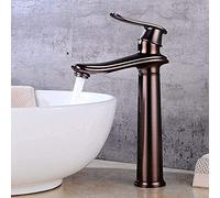 Kitchen Faucets for Sink，Kitchen Sink Faucet, Single Handle Copper, H30Cm Hot And Cold Water Taps, Basin Mixer Tap, Strong And Sturdy,Rose Brown,H30Cm