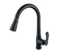 Kitchen Faucets with Pull Down Sprayer Black,2 Spray Types Kitchen Faucet Hot And Cold Kitchen Sink Faucet Faucets for Kitchen Sinks
