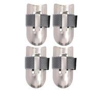 Kitchen Finger Guard - Cutting Shield for Safe Cooking | Stainless Steel Body with Compact Size, 4 pezzi Set Cover, Easy Handling for Carving Fabrication, Food Preparation Tool for Home Kitchen