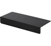 Kitchen Frigorifero Gap Board Allargamento Laterale Prolunga Baffle No Punching Storage Board Gap Rack da Banco Adatto per Cucina Bagno Davanzale Finestra Lavanderia, Black, 50x20cm