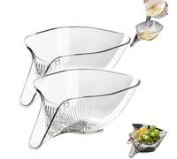 Kitchen Gadgets,Drainage Basket Funnel,Kitchen Sink Drain Basket,Multifunctional Transparent Filter Basket with Funnel, Strainer Basket with Funnel for Vegetables, Pasta, Fruit, Salad