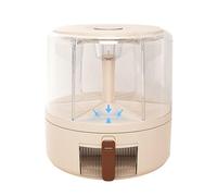 Kitchen Grain Dispenser, Multi-Grid Dry Food Container, 360° Rotating Storage Bin, Detachable Airtight Lids, Space-Saving Design, Easy Access System, Perfect for Grain, Rice, Soybeans, (PP+PET)