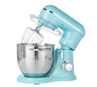 Kitchen in the box Impastatrice Planetaria, 6L Planetaria Professionale 1400W, 10 Velocità con Uncino Impastatore, Mescolatore e Frusta Sbattitrice (Blu)