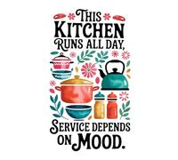 Kitchen Lined Notebook 6x9 - 150 Page Cooking & Recipe Writing Journal: Funny Kitchen Quote Composition Notebook for Home Cooks, Chefs & Food Lovers