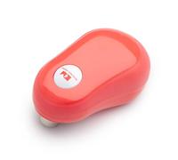 Kitchen Mama One -Touch Apriscatole Elettrico - Apri Lattine Automatico, Bordi Lisci e Sicuri, Ergonomico Facile Impiego Mani Sofferenti Artrosi, Design Compatto Senza Fili (Rosso)