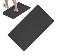 Kitchen Mats, Waterproof Rugs, Scratch-Resistant Exterior, Smooth Cushion Support, Sturdy Design, Ideal for Indoor, Outdoor, Entryway, Garage, Hallway Small, Large Black