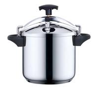Kitchen Move Classique Pentola a pressione a pinza, diametro 24 cm, 10 l, in acciaio inox, con cestello per cottura