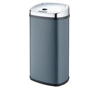 KITCHEN MOVE Largo Pattumiera automatica da cucina, 42 l, in acciaio inox, con reggiatura, grigio opaco