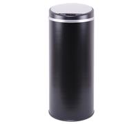 KITCHEN MOVE Soho Pattumiera automatica da cucina, 42 l, in acciaio inox, con reggiatura, nero opaco