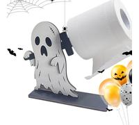 Kitchen Paper Towel Holder | Gothic Halloween Wood Roll Stand |