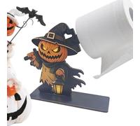 Kitchen Paper Towel Holder | Gothic Halloween Wood Roll Stand |