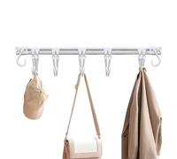 Kitchen Rail With Sliding Hooks Spatula Rack Rail Organizer Cookware Bar