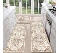 Kitchen Rugs, Boho Laundry Mats, Comfortable Area Carpet Set, Decorative Floor Covers for Living Room, Bedroom, Hallway, Bathroom, Porch, Patio, Entryway, Home Aesthetic