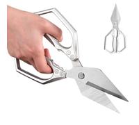 Kitchen Scissors Stainless Steel - Scissors for Meal Prep Kitchen Utensil | Kitchen Utensil Food Shears for Home Apartment Farmhouse | Garden BBQ Grilling Kitchen Scissors Stainless Steel Scissors for