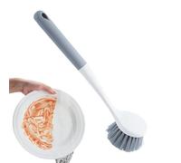 Kitchen Scrub Brush, 2 Piece Hard Bristle Cleaning Brush Set, 28x6.5x6.5cm Ergonomic Handle Sink Scrubber Tool For Pans Pots Home Restaurant Dining Room Kitchen Sink Grease Stain Removal Use