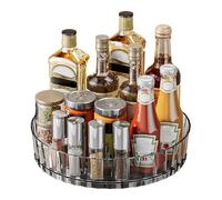 Kitchen Seasoning Organizer - Rotating Rack, Countertop Condiment Storage Stand, Turntable Holder System, Kitchen Jar Display Organizer Accessory For Home Cooking Arrangement Use