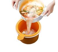 Kitchen Sink Drain Strainer, Hangable Food Catcher Basket, Garbage Disposal, Reusable Sink Filter for Farmhouse Sinks, RVs, Restaurants, and Camping Use, 7.87x3.94x3.94 inches, Green, Yellow