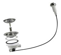 Kitchen Sink Drain Strainer with for Effortless Flow Management, SUS304 Stainless Steel Drain Kit for Easy Setup(110mm)