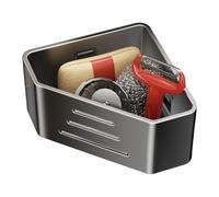 Kitchen Sink Rack - Sponge Storage Holder 18x13.5x7.5cm Titanium Steel Organizer, Rust Resistant Basket | Dish Cleaning Accessory Stand, Bathroom Counter Home Apartment Hotel Space Saver Solution