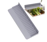 Kitchen Sink Splash Guard - 5-Degree Tilt Silicone Washbasin Deflector