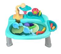 Kitchen Sink Toy Set, Pretend Role Play Dishwasher Toy, ABS Floating Pool Game, Pretend Tableware Accessories, Fun Kitchen Playset for Kids, Aged 3+ Years Old, Ideal for Girls and Boys, 38.5x24x31cm
