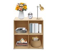 Kitchen Solid Wood Open Shelf Bookcase Floor-Mounted Display Storage with Compartments for Living Rooms Bedrooms Kitchens Dining Rooms Study Rooms 's Rooms