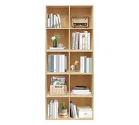 Kitchen Solid Wood Open Shelf Bookcase Floor-Mounted Display Storage with Compartments for Living Rooms Bedrooms Kitchens Dining Rooms Study Rooms 's Rooms