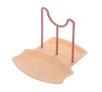 Kitchen Spatula and Lid Organizer | Creative 2 - in - 1 Spoon Rest & Pot Lid Holder | Space Saving Countertop Storage for Utensils/Lids/Tongs | Resilient PP Material, Simple to