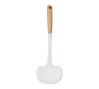 Kitchen Spatula, Silicone Turner Utensil, Long Handle Flipper Tool, Heat-Resistant Nonstick Safe, Flessibile Head Design for Egg, Pancake, Fish, Burger, BBQ, Grill, Baking Use, 32 x 10,7 cm