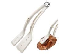 Kitchen Spatula Tongs - 11.42x2.76 Inches Frying Spatula Tongs | Silicone Spatulas Tong | Kitchen Grill Spatulas Clamp | Kitchens Cooking Tong for Flipping Omelette, Steak, Egg, Pancakes,fish