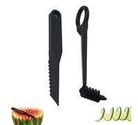 Kitchen Spiral and V-Shaped Tools, Manual Stainless Steel Spirals Knife, Suitable for Potatoes, Cucumbers, Vegetables Spiral Knife Kitchen Accessories Tools, Kitchen Accessories Tool (1*Set)