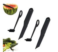Kitchen Spiral and V-Shaped Tools, Spiral Slicer Blade Hand Slicer Cutter Potato Cucumber Vegetables Spirals Knife Kitchen Accessories Tool, Carving Fruits and Vegetables (2 Set)