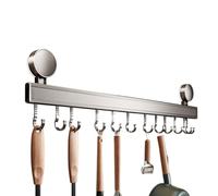 Kitchen Suction Cup Hooks - Sturdy Non Drilling Utensil Holder Rack, Organizer da parete, Heavy Duty Mullti Hook Kitchen Rack | Suction Cup Storage for Whisk Spoon Spatula Pots Pans, Easy Install N