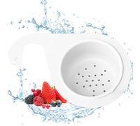 Kitchen Swan - Cesto di scarico angolare per il , in acciaio inox, per scolapiatti a cigno, per lavello da cucina