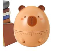 Kitchen Timer - ABS, 3.03x2.76x2.76 Inches, Daily Indoor Timer Non-Tip Design | Stable Cartoon Style Time Management Tool, Mechanical Kitchen Timers For Cooking, Home, Office, Study, Classroom