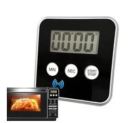 Kitchen Timer, Magnetic Digital Alarm Clock, 3,15 x 3,15 pollici, Loud Ringing Alert, Strong Back Magnet, Countdown Watch for Baking Cooking Studying School Sports Sleeping Use