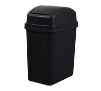 Kitchen Trash Bin with Swing Lid, Simple Style Household Rubbish Basket