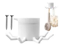 Kitchen Utensil Hanger, Rotating Rack for Kitchen, Under Cabinet Hook Organizer for Towels, Bags, Chopping Boards, Spatulas, Spoons, Keys, Ideal for Bathroom, Bedroom, Space-Saving Storage