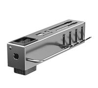 Kitchen Utensil Holder, Cutlery Wall Rack Organizer, Storage Hanger with Hooks, No-Drill Mounting Design, Ideal for Towel, Spatula, Cooking Tools, Spoons, Kitchen Use 74.31 Inches