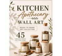 Kitchen Wall Art Ready to Frame Art Collection: Instant Herbs and Spices Art Apothecary Prints - Cut Out Art