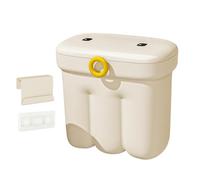 Kitchen Waste Bins - Hanging Kitchen Bin With Lid - Kitchens Food Waste Bin, Wall Mounted Wastee Bins Trash Can For Rv Dorm Cabinet Cupboard Countertop Bedroom Camping Bathroom