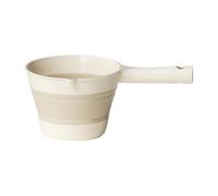 Kitchen Water Ladle | Ergonomic Grip Spill-Proof Household | Folding Bath Spoon | Space-Saving Thermoplastic Rubber PP Material Dipper Scoop For Cooking Shower Meal Prep